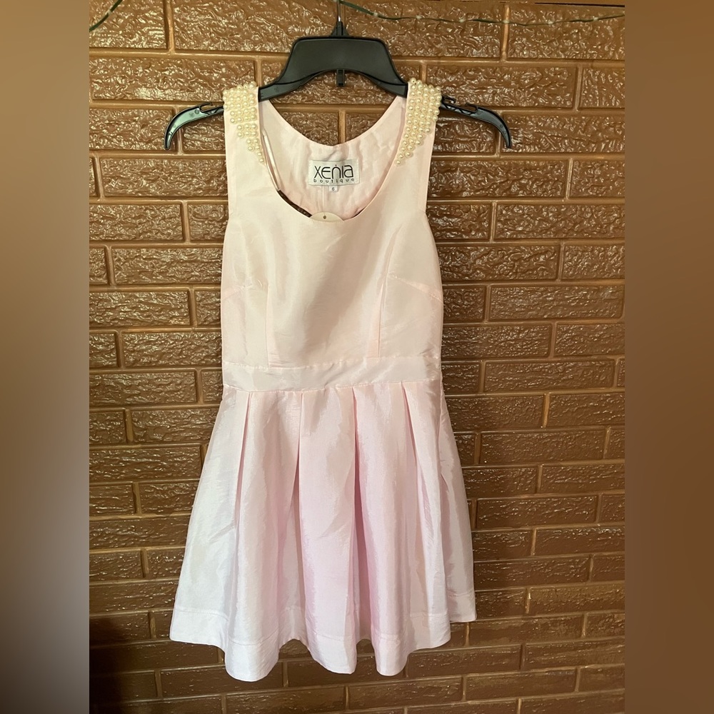 Pink beaded dress